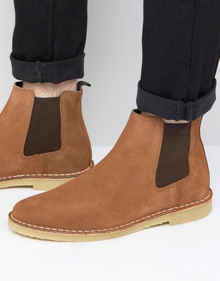 Petrify next Raise yourself Zign Shoes Zign Suede Chelsea Boots, $46 | Asos | Lookastic