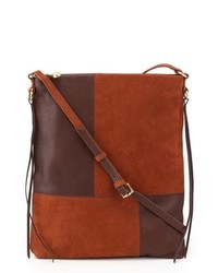 Hobo Fusion Patchwork Leather Crossbody Bag