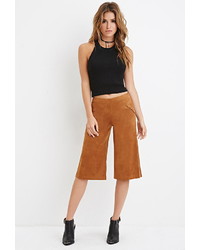 Forever 21 Faux Suede Culottes