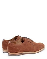 H By Hudson Albany Suede Plain Toe Derby Shoes