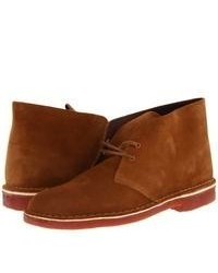 Clarks Desert Boot Lace Up Boots Tobacco Suedebrick Crepe