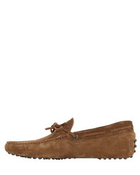 Tod's Gommino 122 Suede Driving Shoes