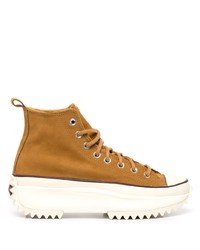 Converse Chunky High Top Suede Sneakers