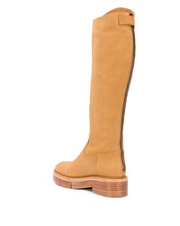 Clergerie Knee Length Fitted Boots