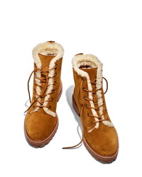 Madewell Clair Genuine Lace Up Suede Boot