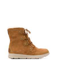 Sorel Lined Lace Up Ankle Boots