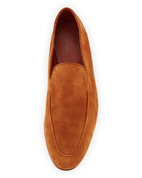 Magnanni For Neiman Marcus Calf Suede Loafer