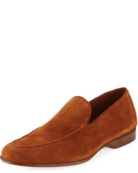 Magnanni For Neiman Marcus Calf Suede Loafer