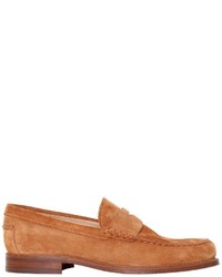 Tod's Suede Leather Penny Loafers