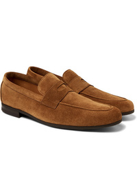 John Lobb Thorne Suede Penny Loafers