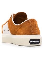 Tom Ford Brown Cambridge Suede Sneakers