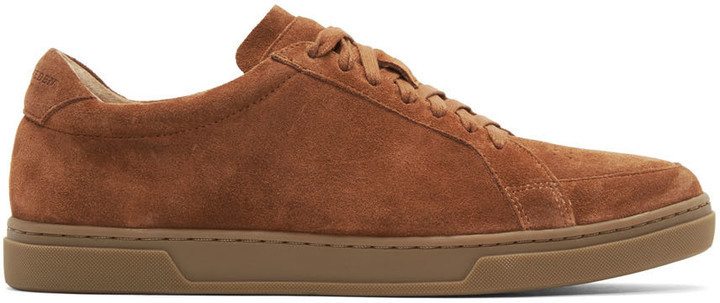 Tiger of Sweden Brown Suede Arne S Sneakers, $275 | SSENSE | Lookastic