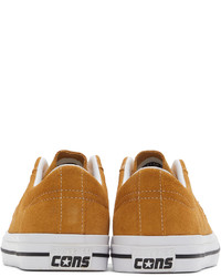 Converse Tan Suede One Star Pro Sneakers