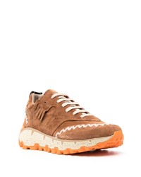 Etro Whipstitch Detail Suede Sneakers