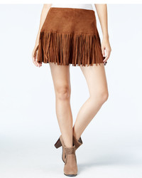 American Rag Fringe Faux Suede Mini Skirt Only At Macys