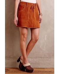 Anna Sui Suede Mini Skirt