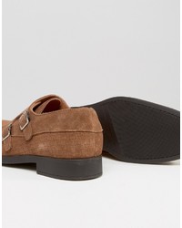 Selected Homme Oliver Woven Suede Monk Shoes