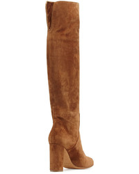 Alexa Wagner Theresa Suede Over The Knee Boot Brown