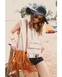 Urban Outfitters Ecote Sahara Suede Convertible Mini Backpack