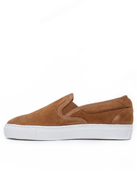 A.P.C. Suede Slip On Sneakers
