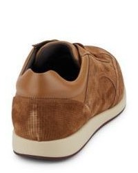 Salvatore ferragamo discount suede sneakers