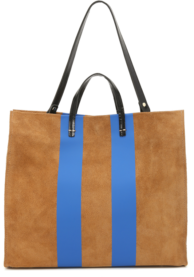 Clare V, Bags, Blue Suede Clare V Simple Tote Bag