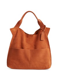Sole Society Jamari Suede Faux Leather Tote