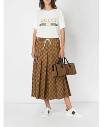 Gucci Logo Pattern Tote Bag