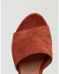 Whistles Molino Rope Suede Wedge Sandal