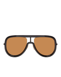 Fendi Black And Gold Ff M0068s Sunglasses