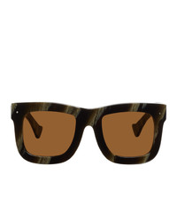Grey Ant Brown Status Square Sunglasses