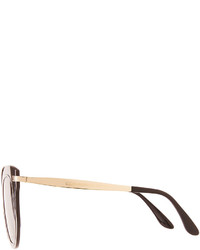 Dolce & Gabbana Mixed Media Cat Eye Sunglasses