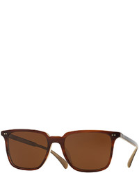 Oliver Peoples Opll Sun 53 Polarized Sunglasses Brown