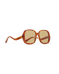 Rejina Pyo Projekt Produkt Square Frame Tortoiseshell Acetate Sunglasses