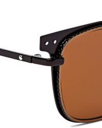 Bottega Veneta Square Frame Metal Sunglasses