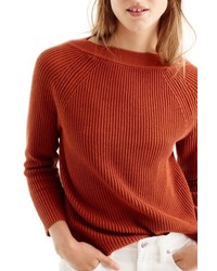J.Crew Relaxed Cotton Boatneck Sweater
