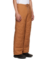 Tombogo Brown Quilted Double Knee Trousers