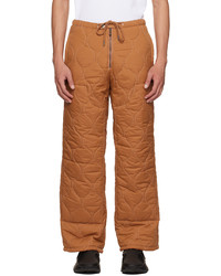 Tombogo Brown Quilted Double Knee Trousers