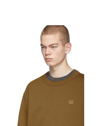 Acne Studios Brown Fairview Face Sweatshirt