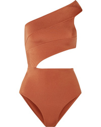 OYE Swimwear Veronique Cutout One Shoulder Swimsuit