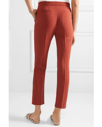 Rosetta Getty Cropped Stretch Cady Tapered Pants