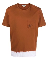 Nick Fouquet Dyed Hem Short Sleeve T Shirt