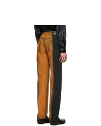 Johnlawrencesullivan Orange Overdyed Jeans