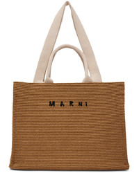 Marni Brown Large East West Tote