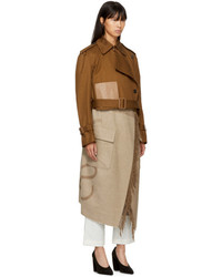 Loewe Brown Blanket Trench Coat