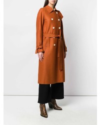 Harris Wharf London Double Breasted Trench Coat