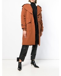 Self-Portrait Oversized Collar Trench