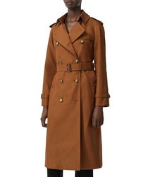 Burberry Waterloo Relaxed Fit Cotton Trench Coat