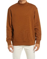 Selected Homme Dawson Mock Neck Organic Cotton Sweater
