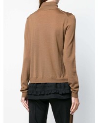 P.A.R.O.S.H. Roll Neck Contrast Sweater
